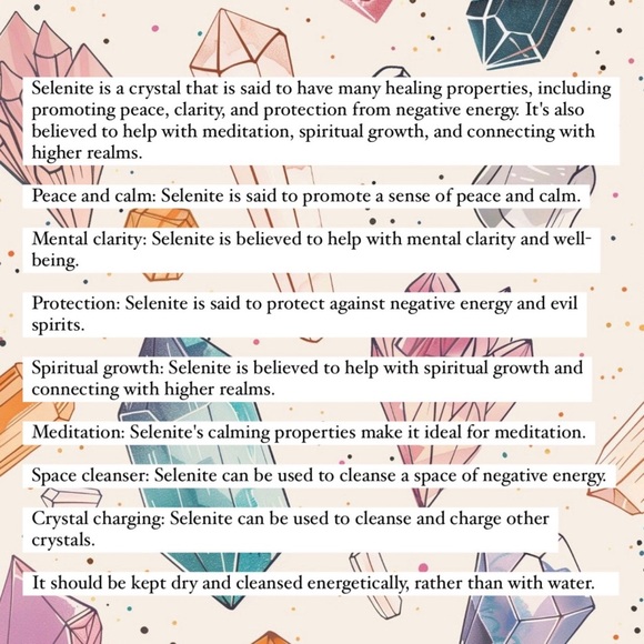 White And Colorful Selenite Bracelet 8mm - Picture 6 of 6